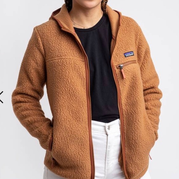 Patagonia Retro Pile Fleece Hoody in Size L - Picture 1 of 10